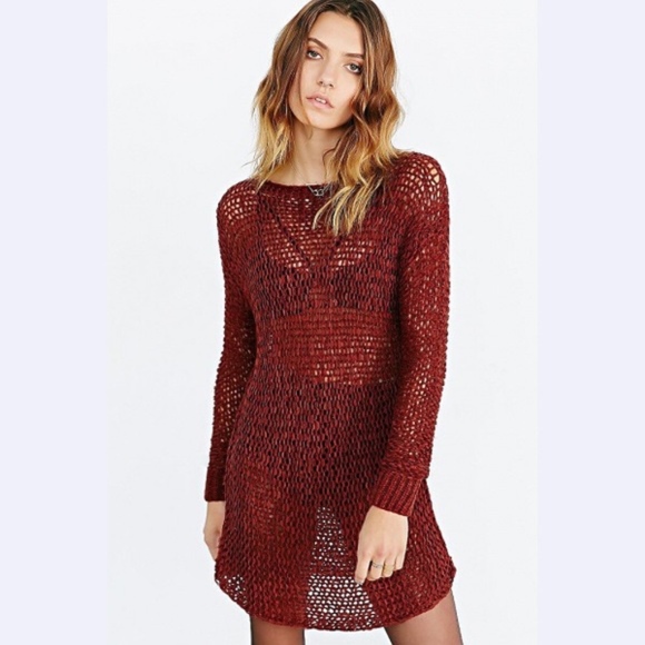 UNIF Sweaters - NWT Small UNIF Rust Tunic Knit Sweater